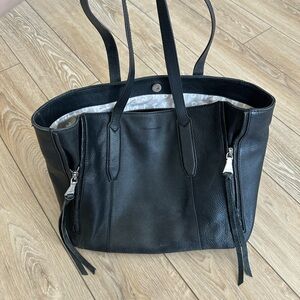 AIMEE KESTENBERG Carried Away Tote Bag In Black Vintage/shiny